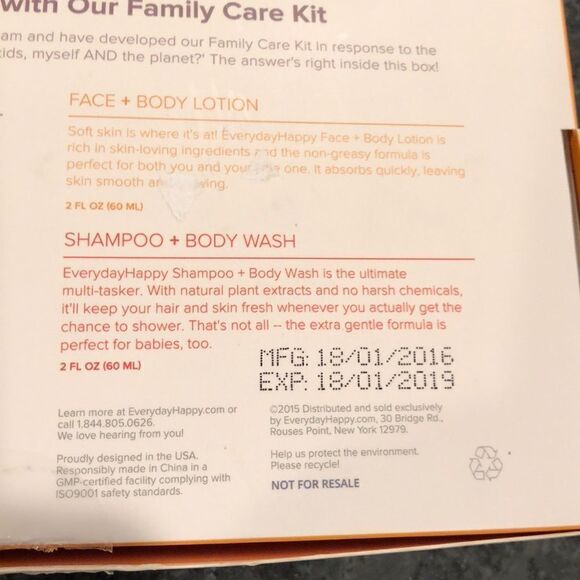 Everyday Happy Family Care Kit Sample Box - Picture 3 of 8